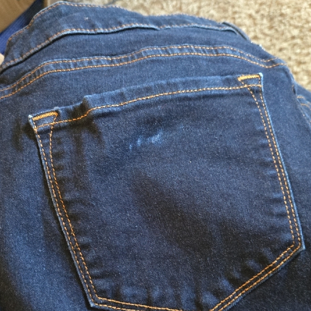 Old Navy Blue Skinny Jeans Sleek Fit - Picture 5 of 5